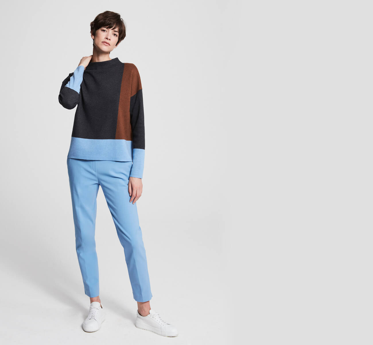 Blue Color Block