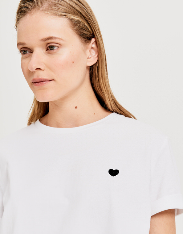 Motiv Shirt Serz weiß online bestellen | OPUS Online Shop