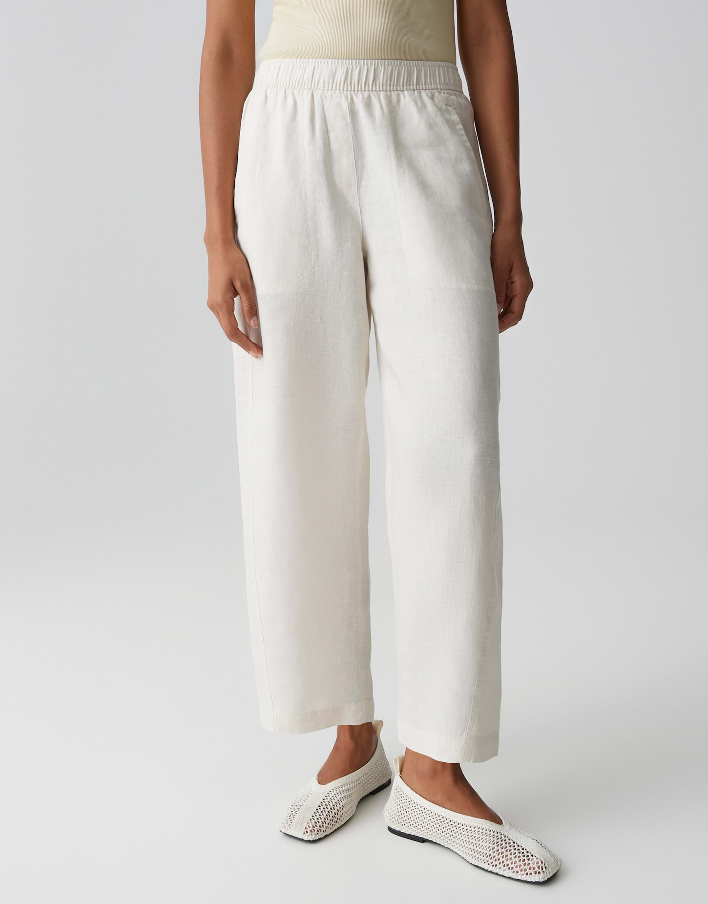 City Pants Myha linen beige online bestellen OPUS online shop — free download