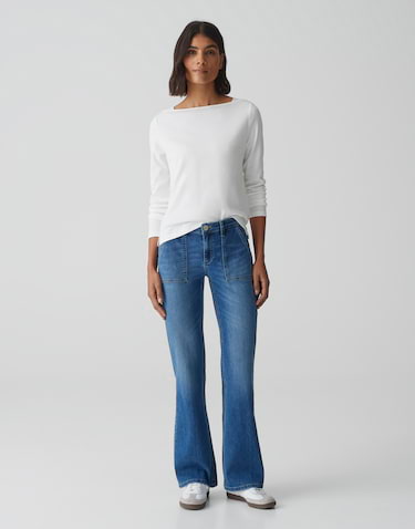 Langarmshirt Subda weiß online bestellen | OPUS Online Shop