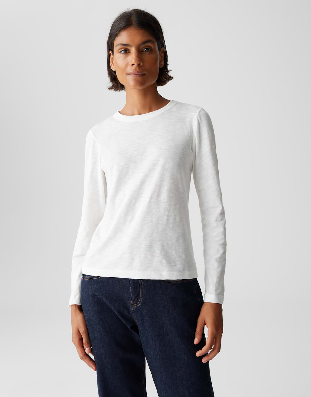 long sleeve shirt Simook white by OPUS | shop your favourites online