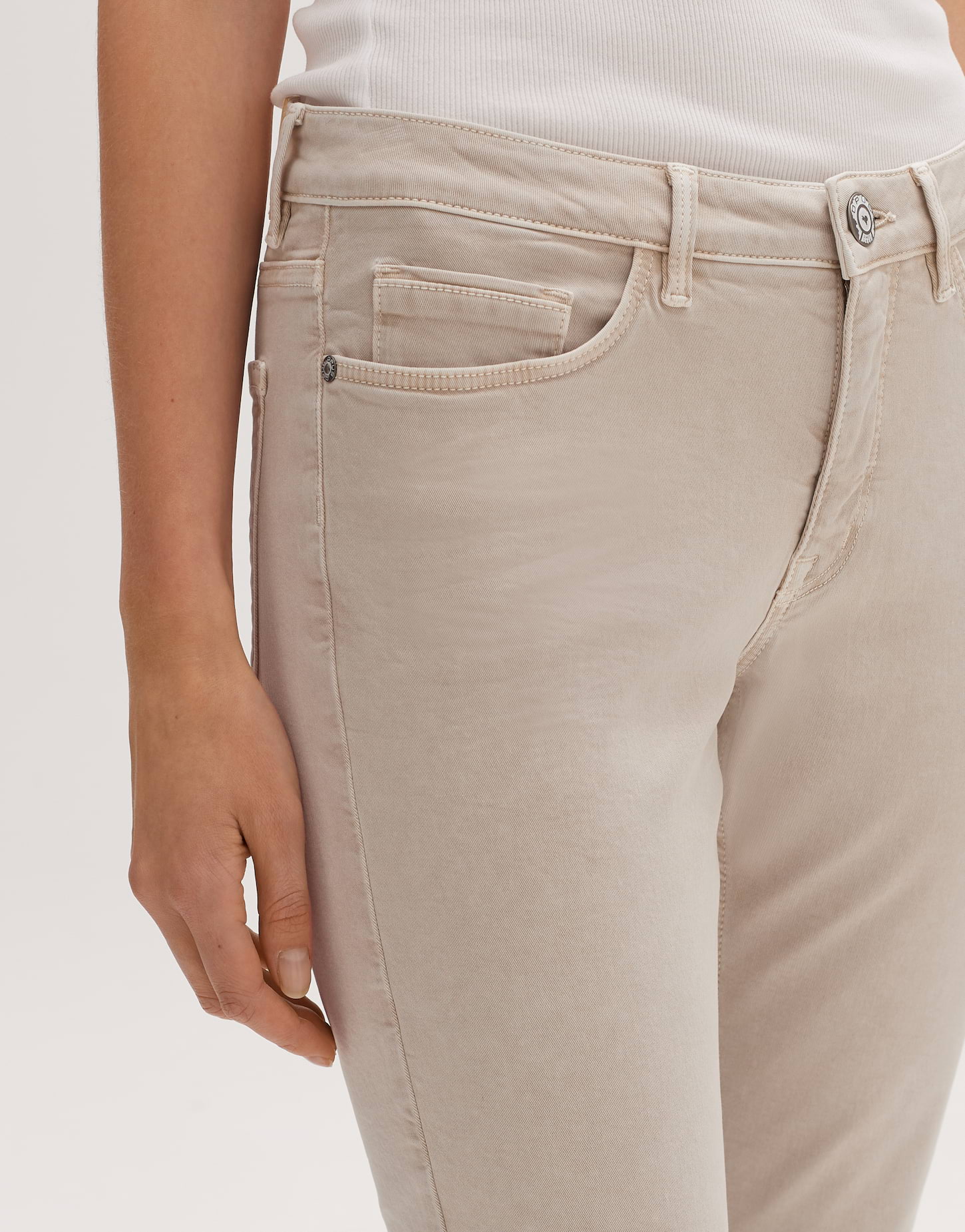 Skinny jeans Elma detail beige online bestellen OPUS online shop