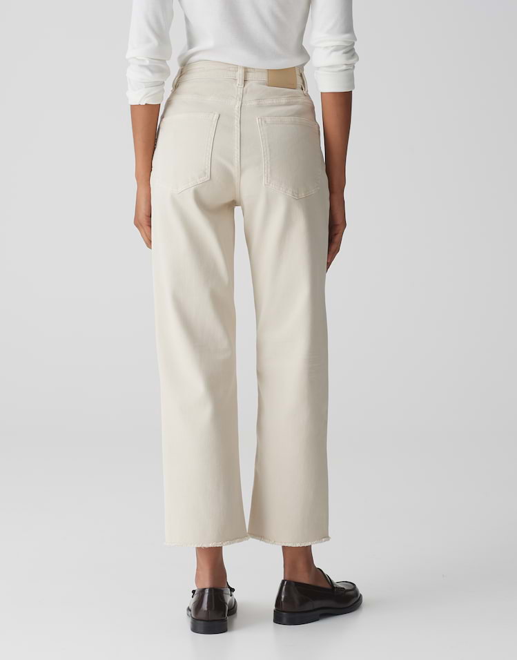 OPUS PANTS Damen Wide Leg Hose Mit Komfortbund - Weite Passform Für Business & Freizeit