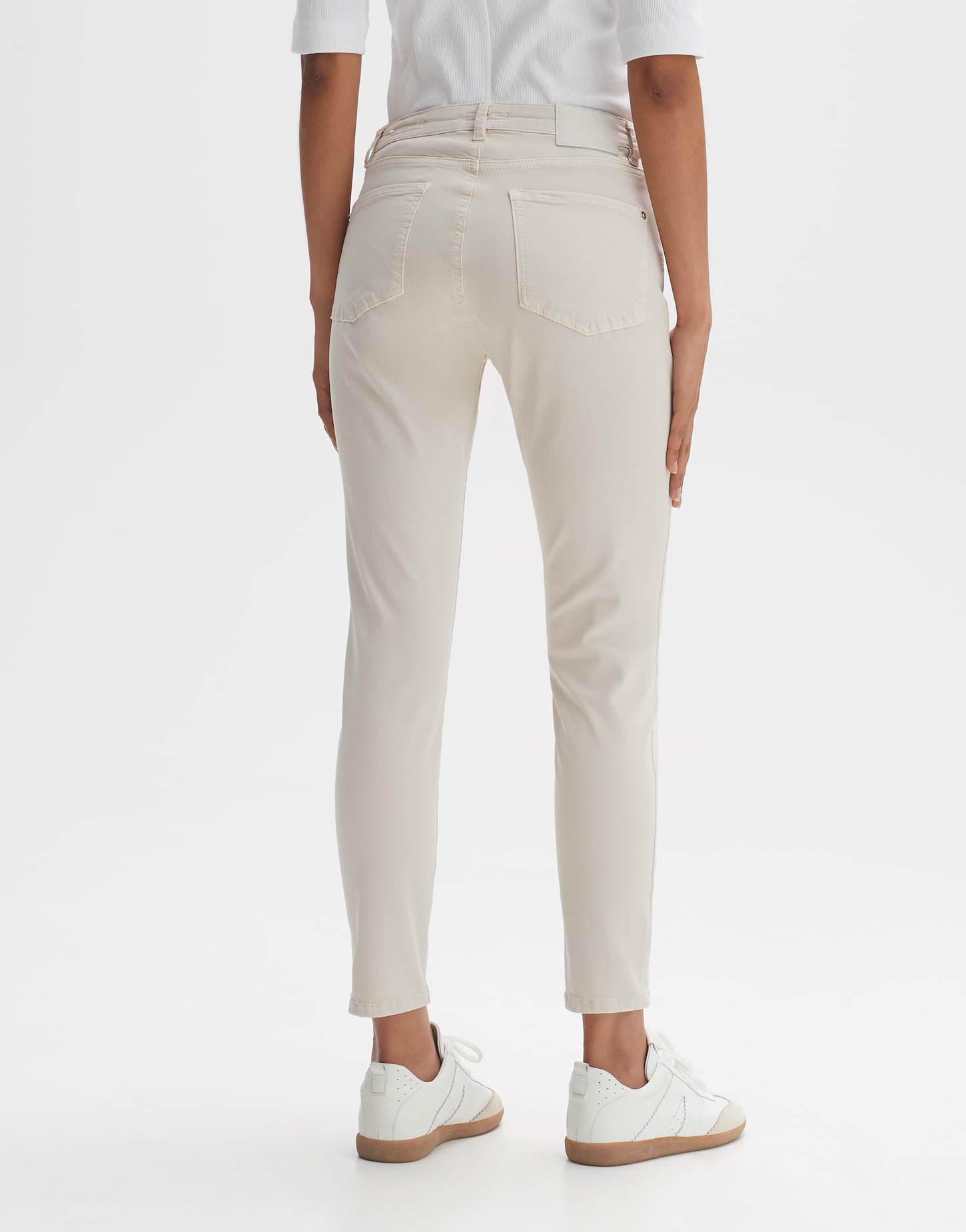 Jeans dritti a vita alta - Grigio - Donna - 8.00