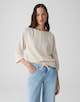 Shirt met driekwartmouwen Sollika structure