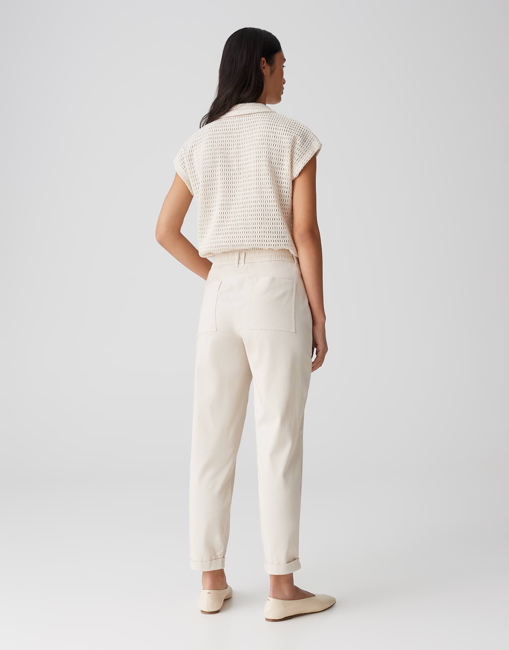 OPUS Damen City Pants Barrel Fit - Modische Hose Für Business & Freizeit