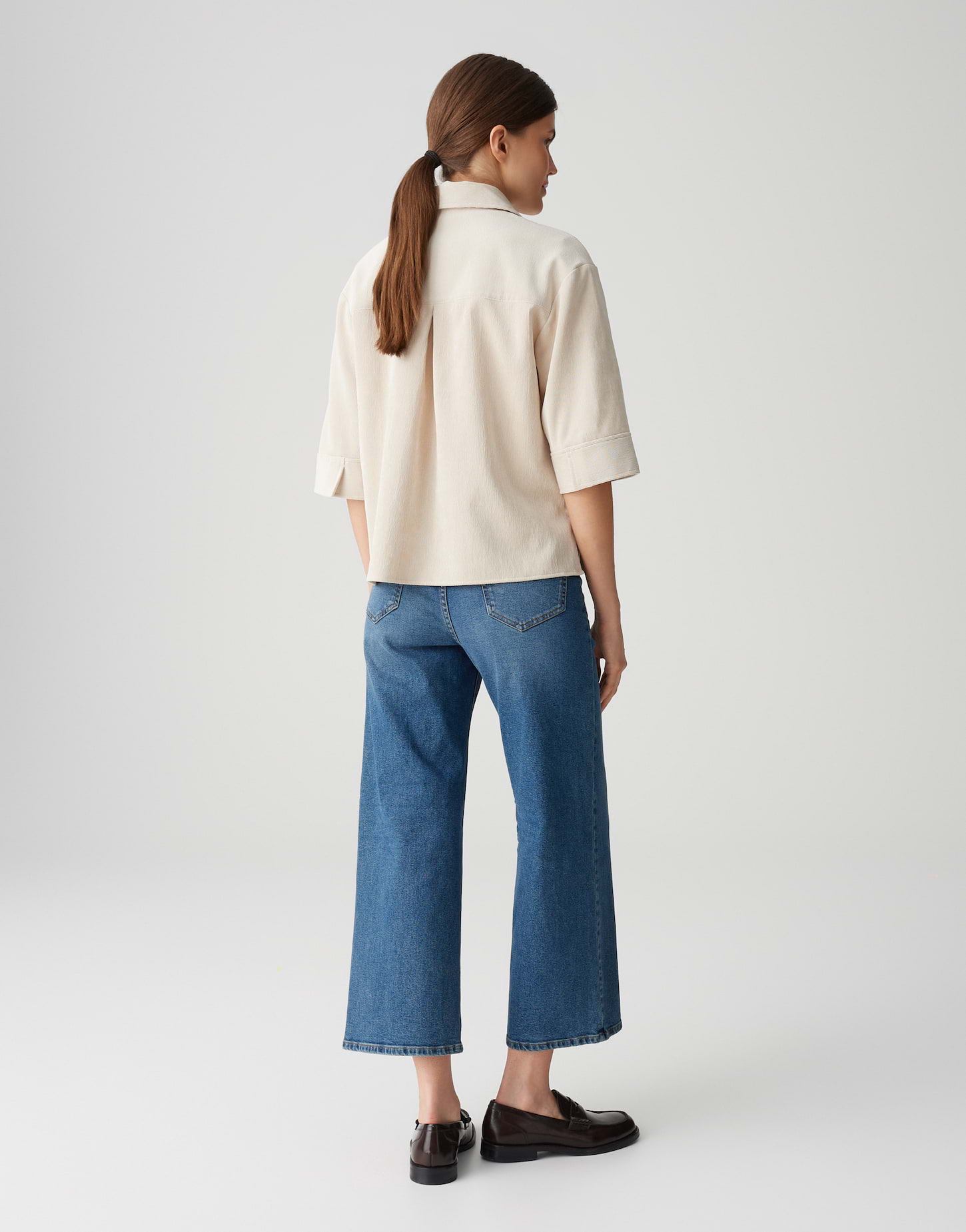 Dreiviertelarmbluse Faisa beige online bestellen | OPUS Online Shop