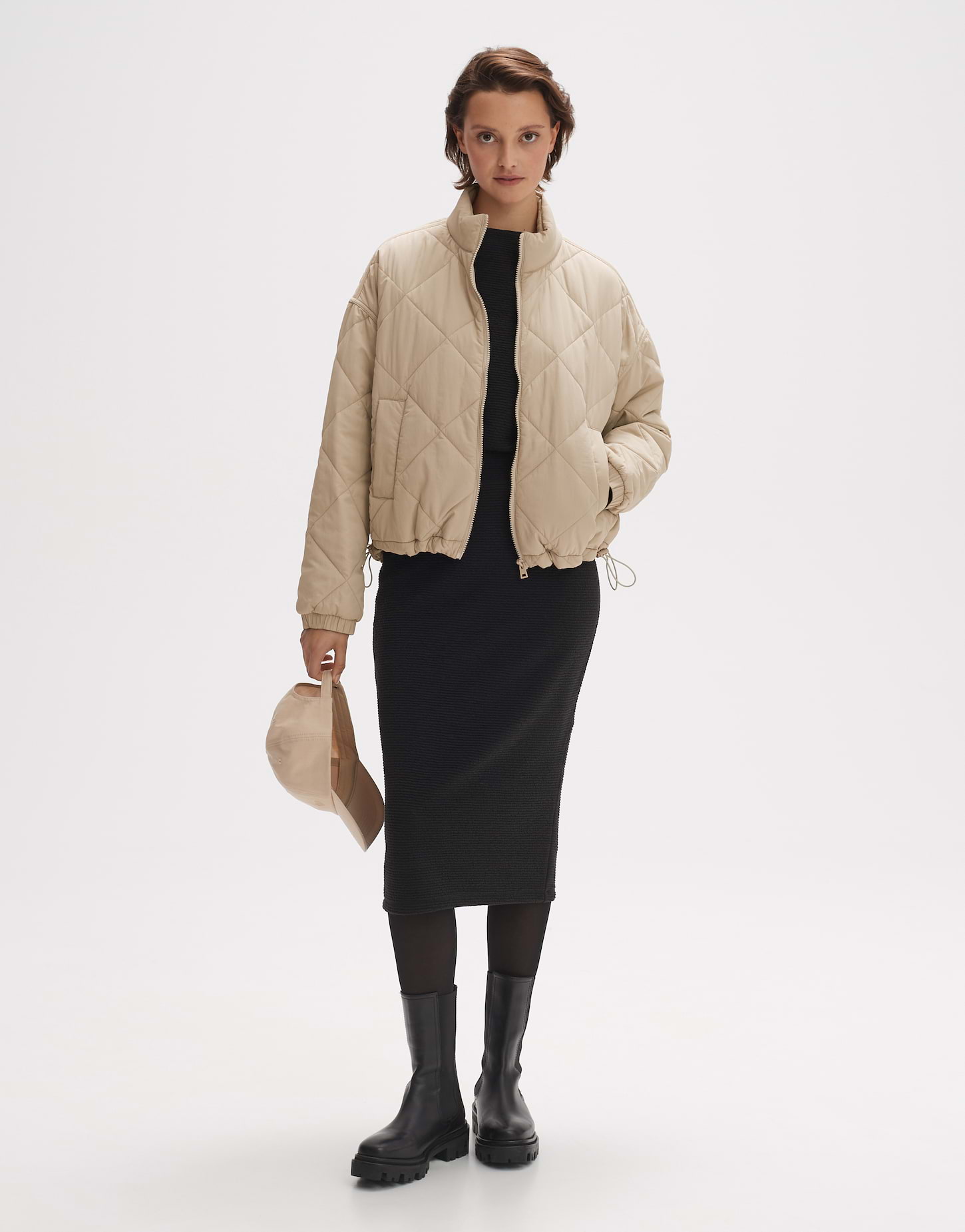 OPUS Damen Blousonjacke HARPAR - Loose Fit Mit Onion Steppung | Winddicht & Wasserabweisend