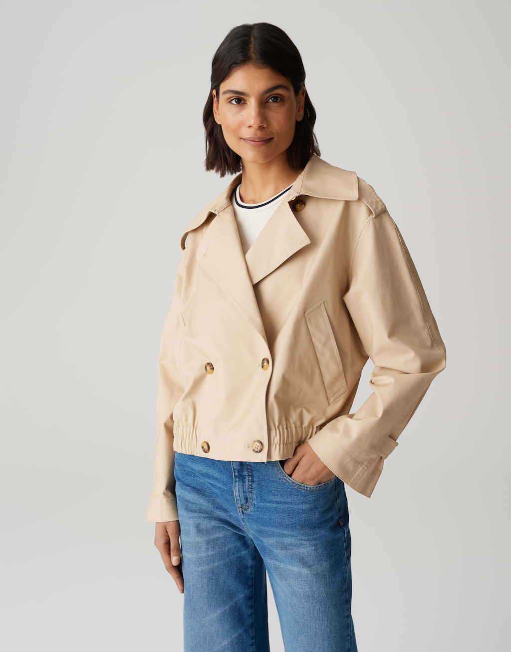 jacket Hedie beige by OPUS | shop your favourites online