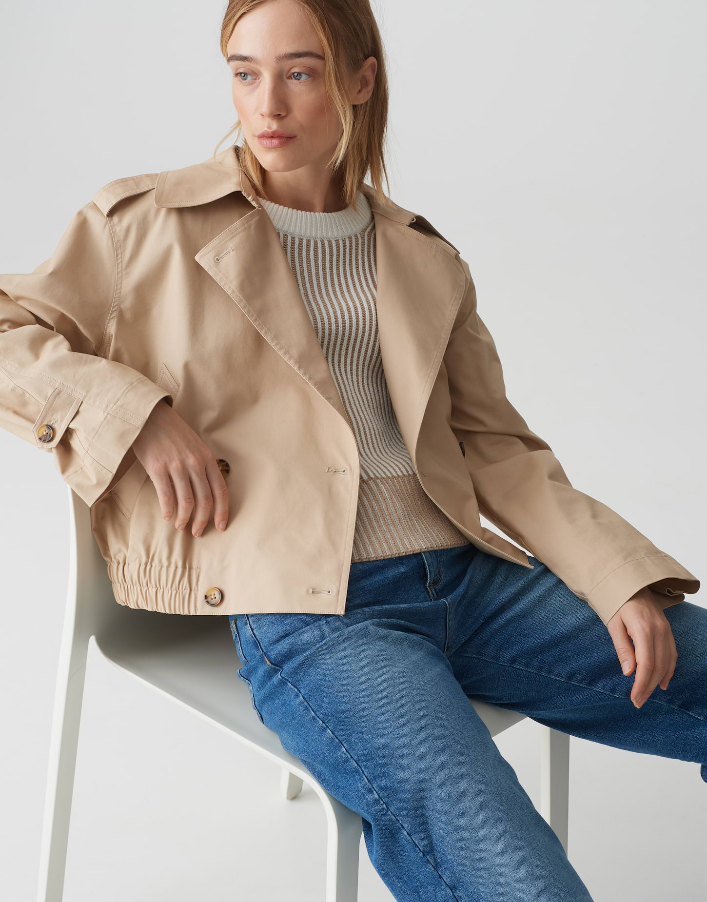 jacket Hedie beige by OPUS | shop your favourites online
