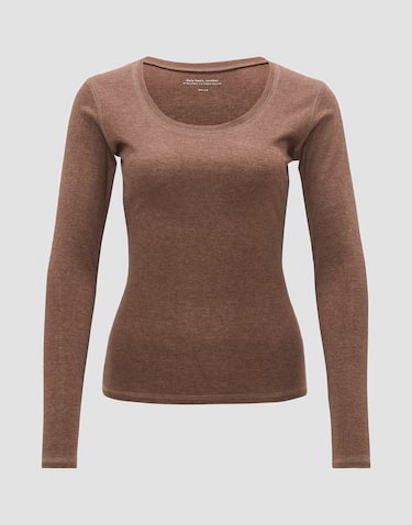 Bruine longsleeve dames new arrivals