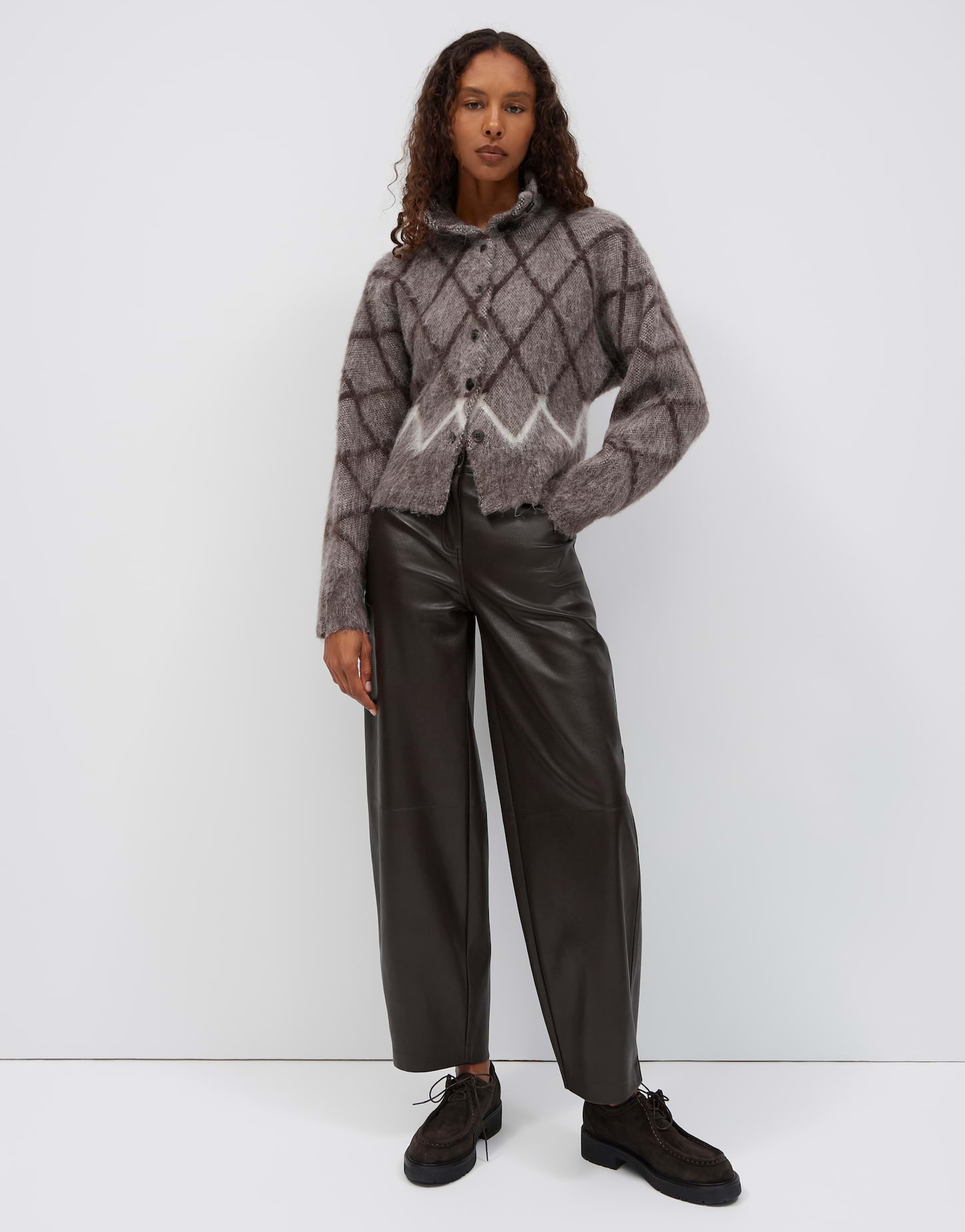 cardigan Dargyle brown by OPUS | shop your favourites online