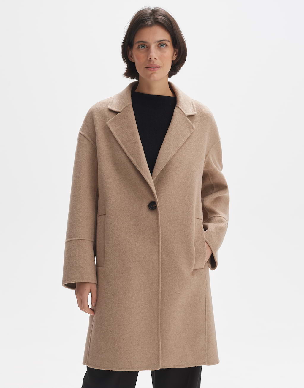 Mantel Hatilde beige online bestellen OPUS Online Shop