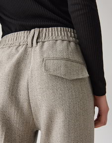 Pantalon de ville Meeri herringbone