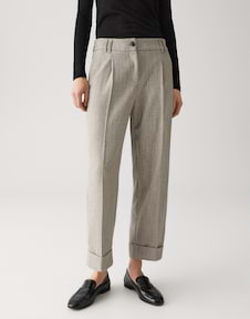 Pantalon de ville Meeri herringbone
