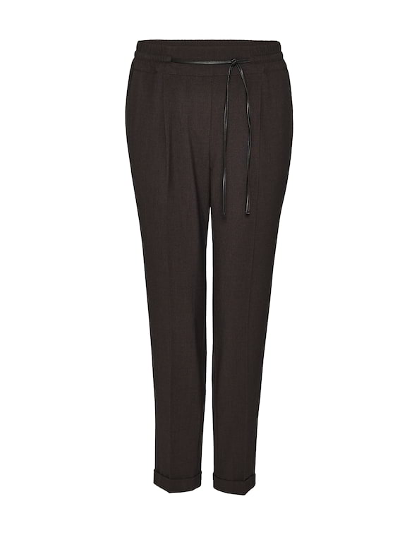 Stoffen broek Melosa tape bruin online bestellen | OPUS online shop