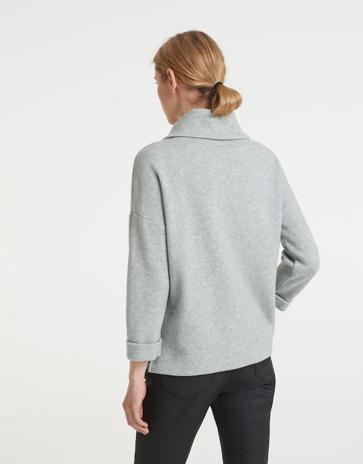 OPUS Damen Hoodie GOLONJA - Loose Fit Sweatshirt Aus Baumwoll-Mix