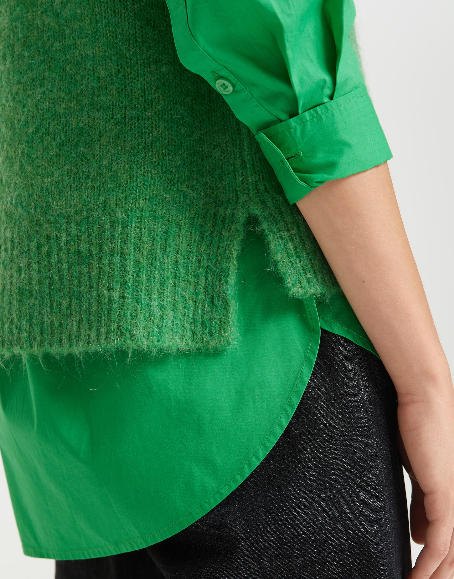 OPUS Damen Pullunder PASILLA - Strickweste Aus BCI Cotton Mix