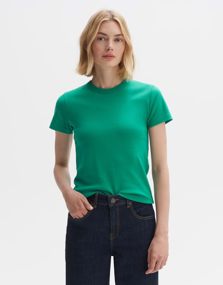 Online | OPUS online Samuna grün Shop T-Shirt bestellen