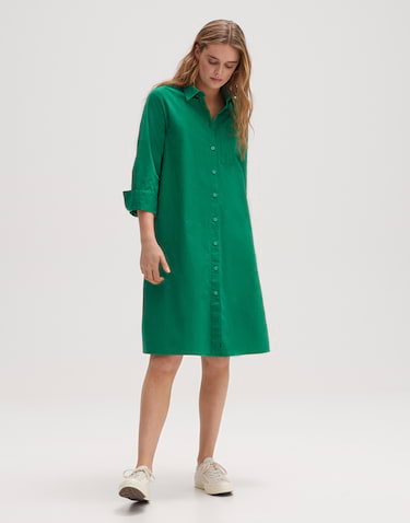 Hemdblusenkleid grün clearance