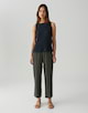 Slip-on trousers Malotta leaf