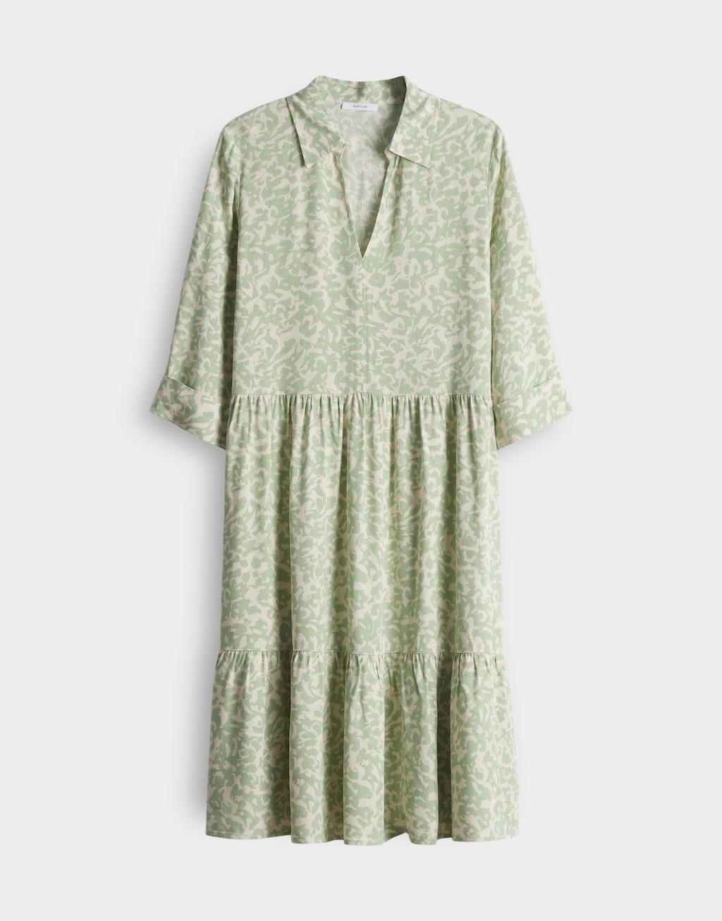 OPUS Damen Minikleid Aus Feincord - WISPA Volantkleid Mit Weiter Passform