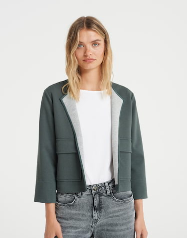 raken Op de een of andere manier Huichelaar Korte blazer Jahona groen online bestellen | OPUS online shop