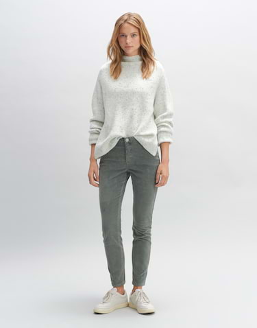 Slim Jeans Evita finecord grün online bestellen | OPUS Online Shop