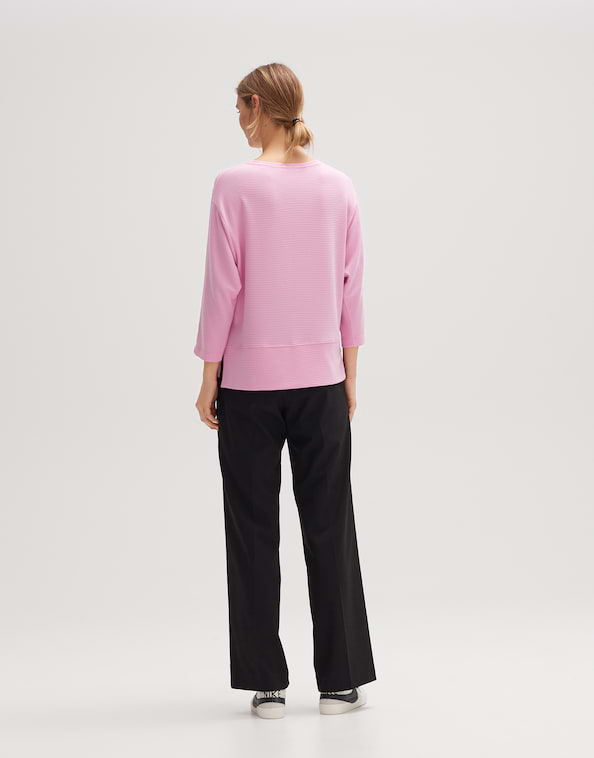 damen langarmshirt rose