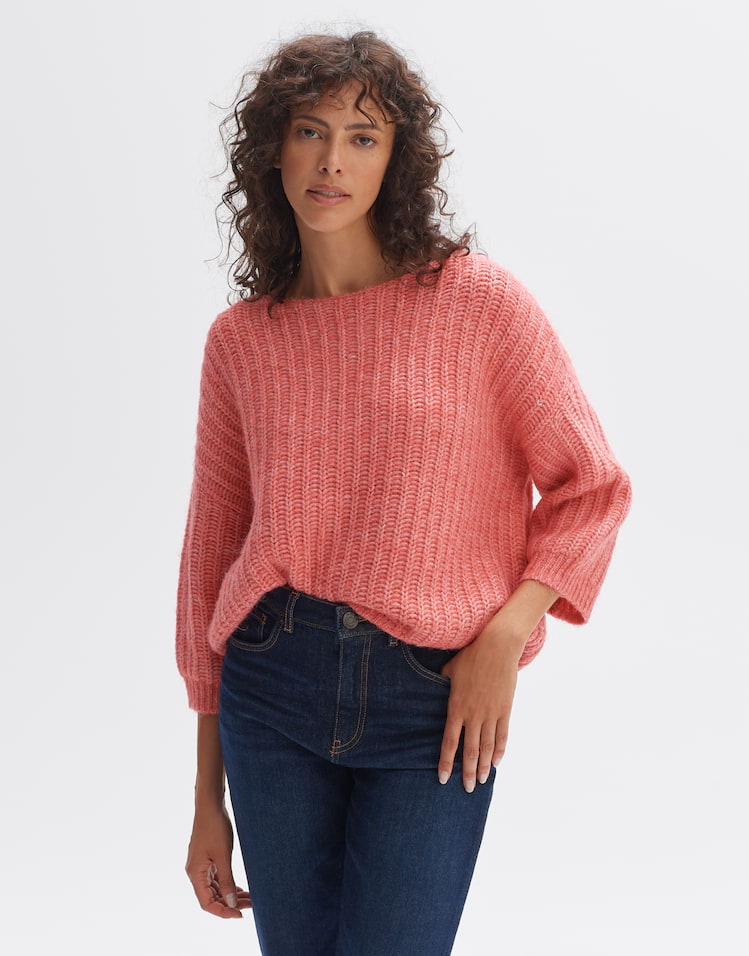 Knitted jumper Pradient red by OPUS shop your favourites online