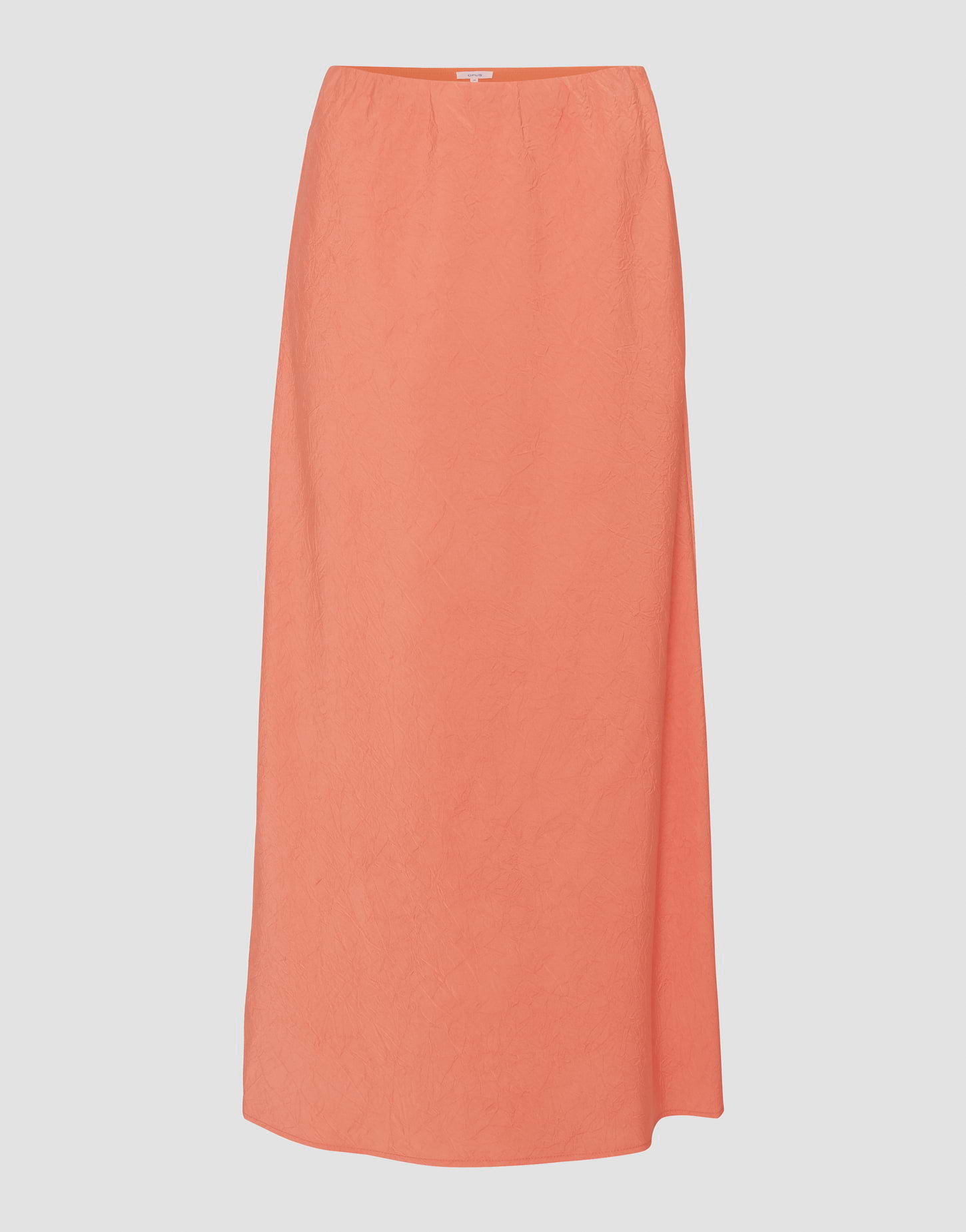 Sanadi midi-rok in popeline met schuine ruitjespatroon, grijs