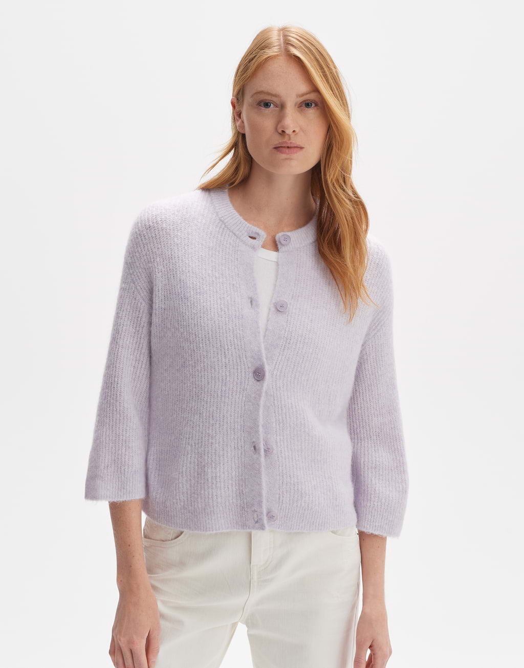 Strickjacke Darbie lila online bestellen OPUS Online Shop