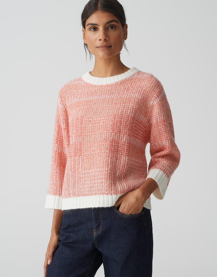 jumper Putzi structure red by OPUS | shop your favourites online