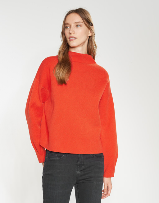 Oversized jumper Poldine red by OPUS | shop your favourites online