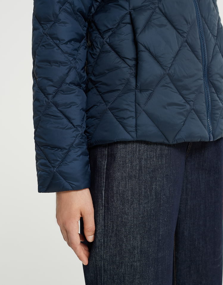 Quilted jacket Halisha blue by OPUS shop your favourites online