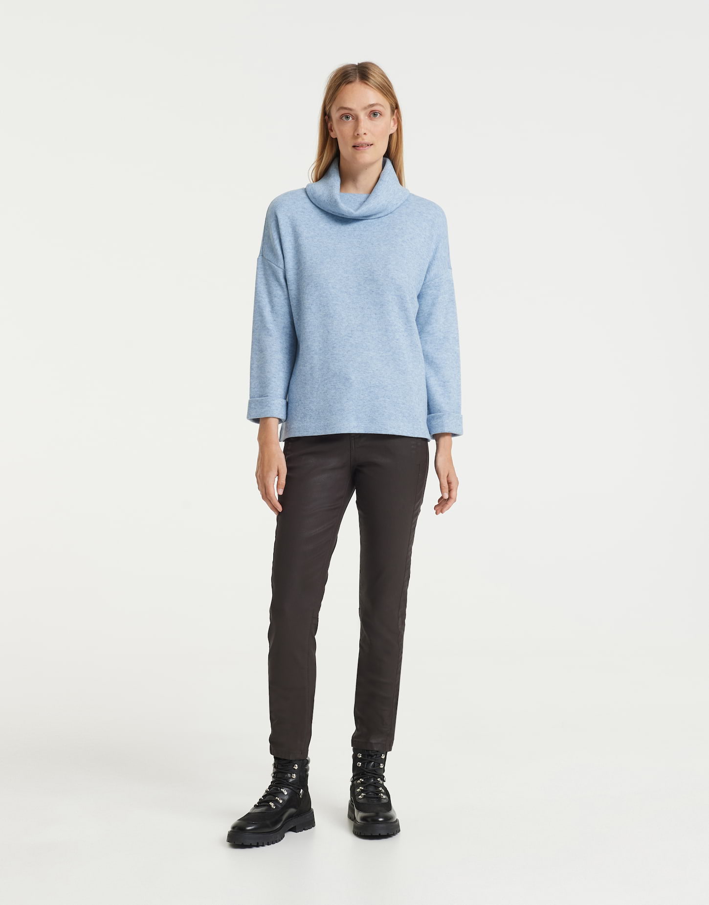 OPUS Damen Sweatshirt GOSANN – Lockere Passform, Kurzarm, Aus Baumwolle, Lässig & Alltagstauglich