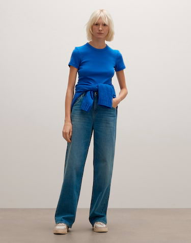 T-Shirt Samuna blau | bestellen online Online OPUS Shop