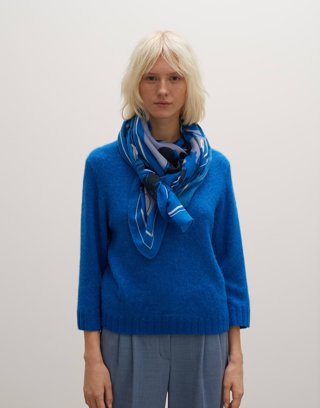 Tuch Avisi scarf blau online bestellen