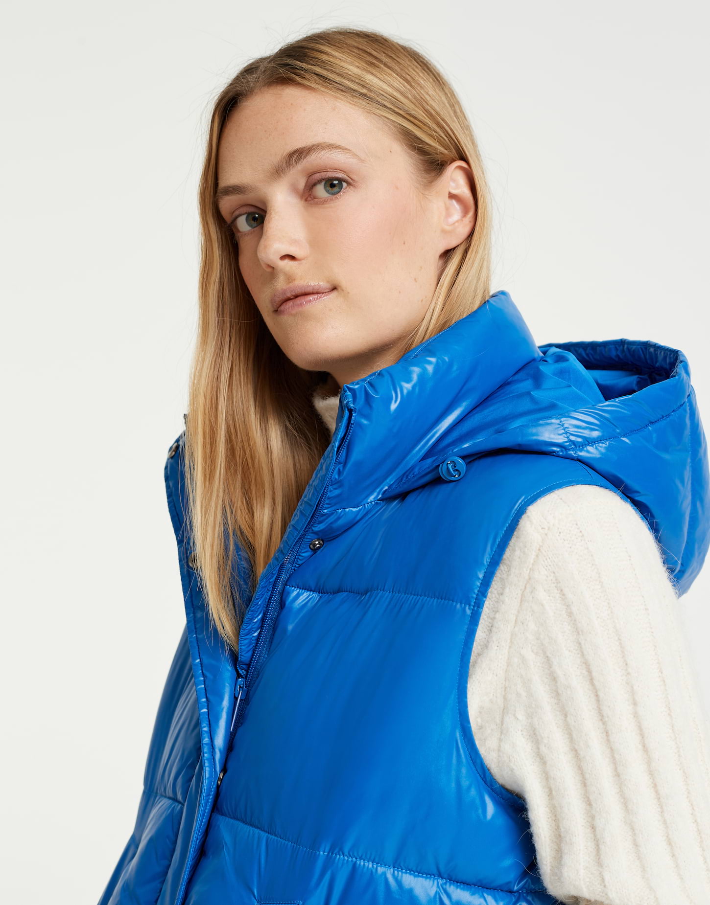 OPUS Damen Steppweste Mit Kapuze - WALMA Regular Für Kalte Tage