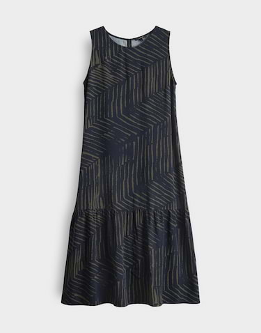 Midi jurk Wicy palm leaves