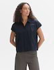 short sleeve blouse Fajori shine