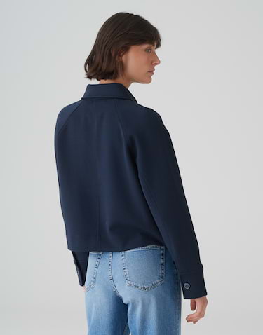OPUS Damen Weste WALEA – Gestreift, Aus Weichem Denim, Mit Kordel-Detail | Lässige Regular-Fit Weste