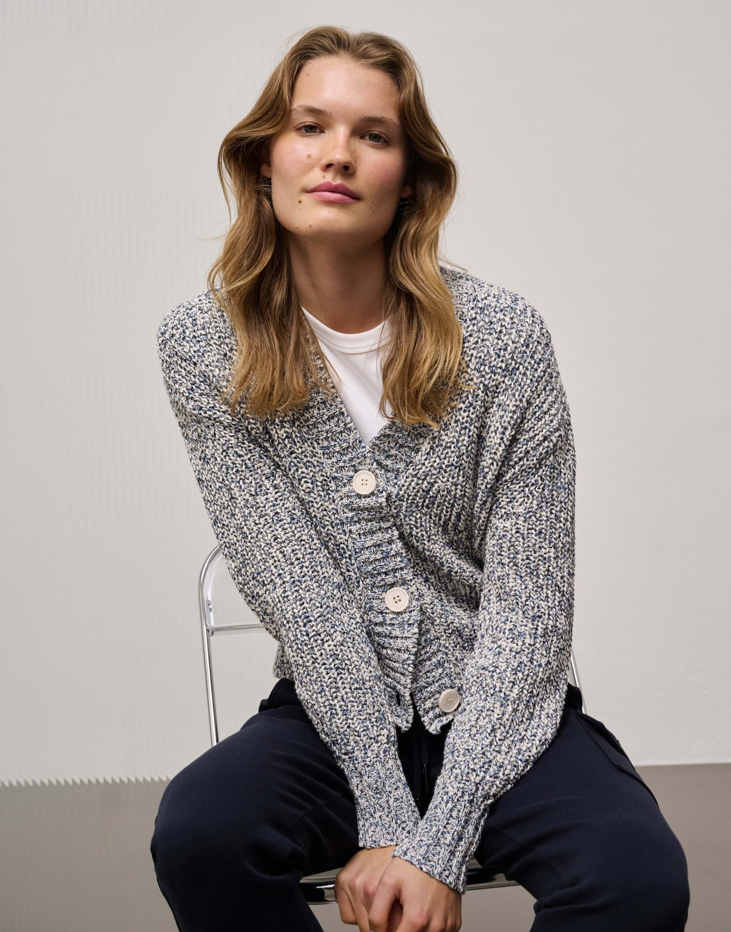 OPUS Damen Strickjacke Bouclé - Stylischer Cardigan Für Business & Freizeit