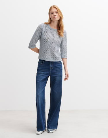 Opus damen pullover blau clearance