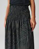 Midi-rok Ropani palm leaves