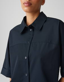 Lascana Blouse met korte mouwen met knoopdetal en knoopslutng