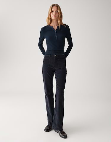 Para Mi broek Jade Vintage Corduroy taupe - For Your Pants Only