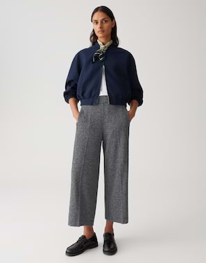 OPUS Damen Culotte Misha Lane - Feincord Hose Mit Weiter Passform