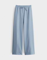 OPUS Damen Jogpants Wide Leg - Denim-Look Aus BCI Cotton, Mit Kordelzug