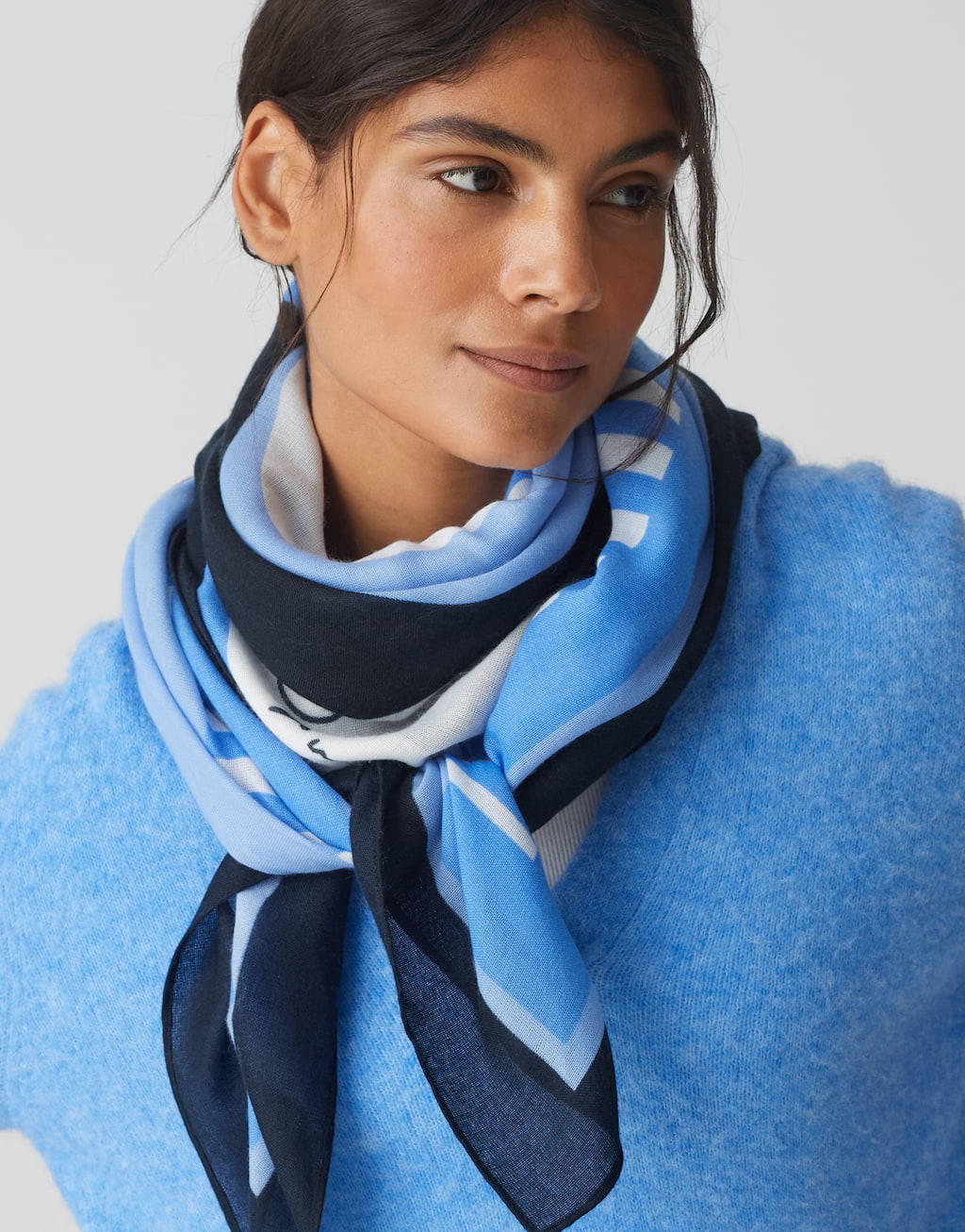 Tuch Argetic scarf blau online bestellen